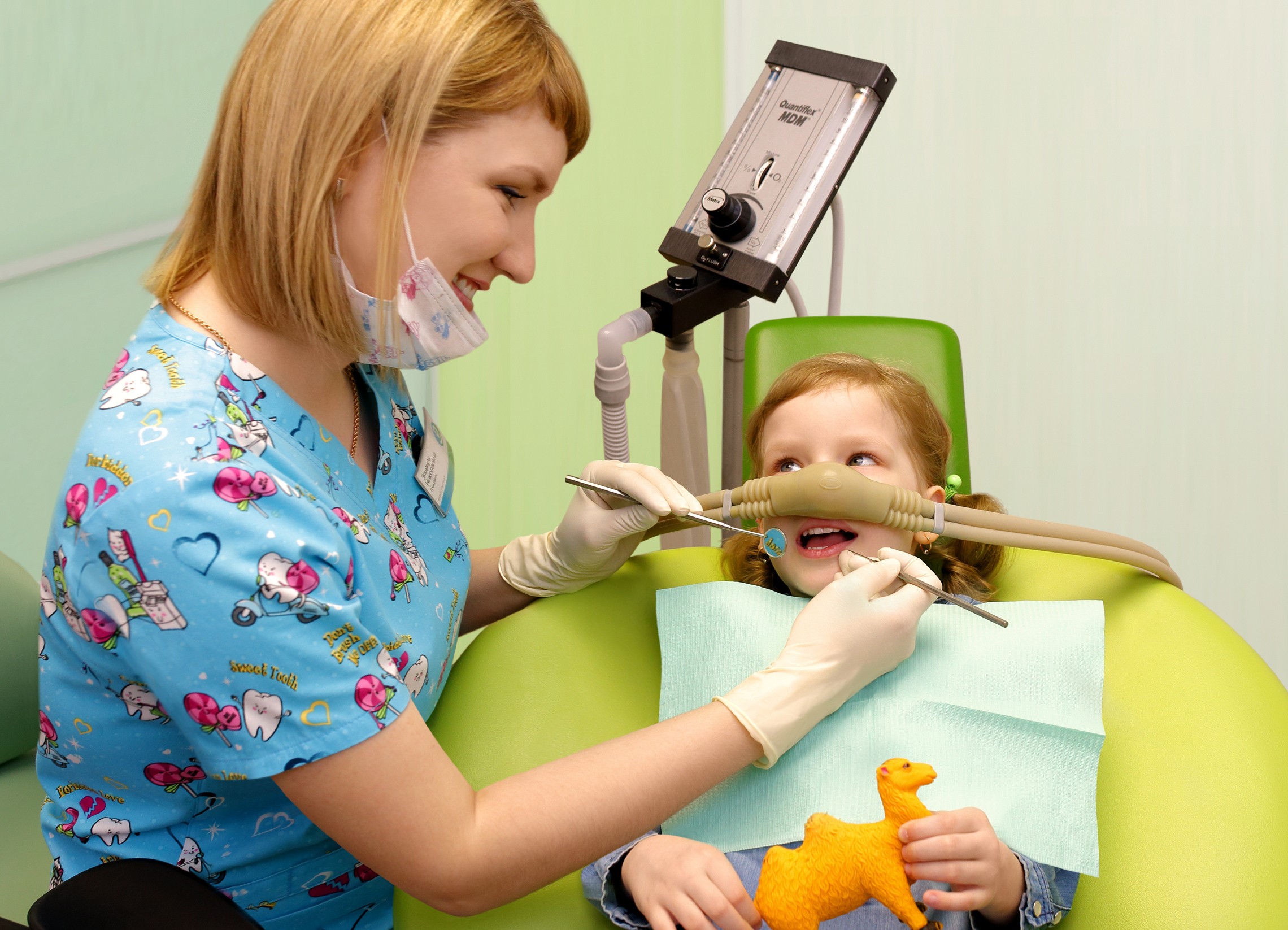 Лечение зубов у детей с закисью азота в сургуте